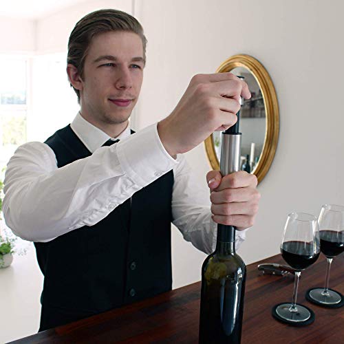 Barvivo Wine Aerator Pourer Spout, Wine Savers Vacuum Pump With 2 Pcs Silicone Wine Stopper - Enjoy & Preserve Red Wine With Our Original Wine Accessories & Wine Gifts - Ultimate Wine Saver Wine Kit #TOP2