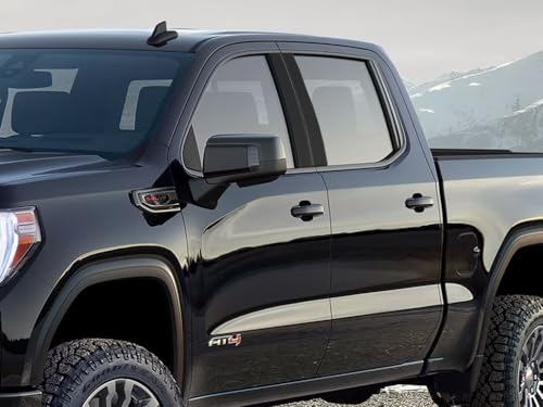 Moldura adhesiva para poste de pilar GMC Sierra 2015-2019 en color negro brillante