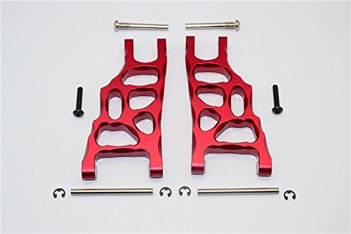 GPMTraxxas Rustler VXL / Bandit Upgrade Parts Aluminum Front Lower Arm - 1 Pr Set Red