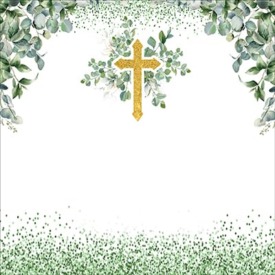 Fondo Fotografico Boho Per Battesimo E Prima Comunione – 2.1 X 1.5m, Tessuto In Poliestere, Personalizzabile, Con Scritta "Dio Benedica" - 4