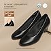 Imagen de DREAM PAIRS Zapatos de Tacón Bajo Cerrados para Mujer