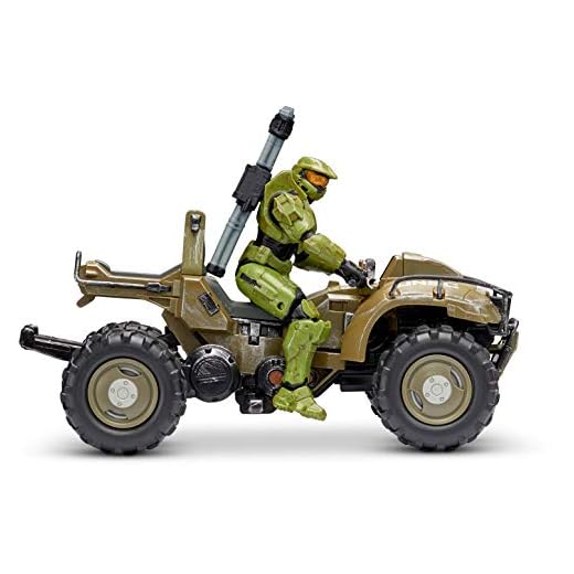 Halo 4" “World of Halo” Figure & Vehicle – Mongoose with Master Chief