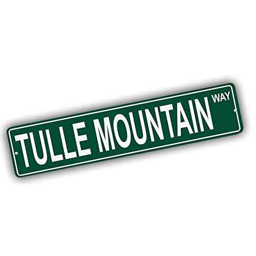 Brotherhood Aluminum Street Sign for Tulle Mountain - Nevada Man Cave Decor