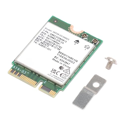Jiawu WiFi 7 Card BE200NGW, 2.4G 574Mbps 5G 2400Mbps 6G 5800Mbps Wireless Network Card, BT 5.4 Tri Band WiFi 7 Wireless Cards for Wins 10 11 Computer (No Antenna) miniatura 5