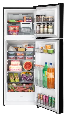Image of LG 251 L, 2 Star, Smart Inverter, Frost-Free Double Door Convertible Refrigerator with Smart & Dairy Mode (GLT2526XWOB, Onyx Black, Multi Air Flow & Convertible Space for More Storage, 2026 Model)