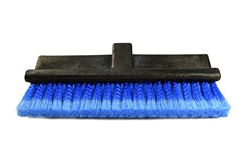 CARCAREZ 13" Flow-Thru Bi-Level Car Wash Brush Head with Soft Bristle for Auto RV Truck Boat Camper Exterior Washing Cleaning - Thumbnail 2