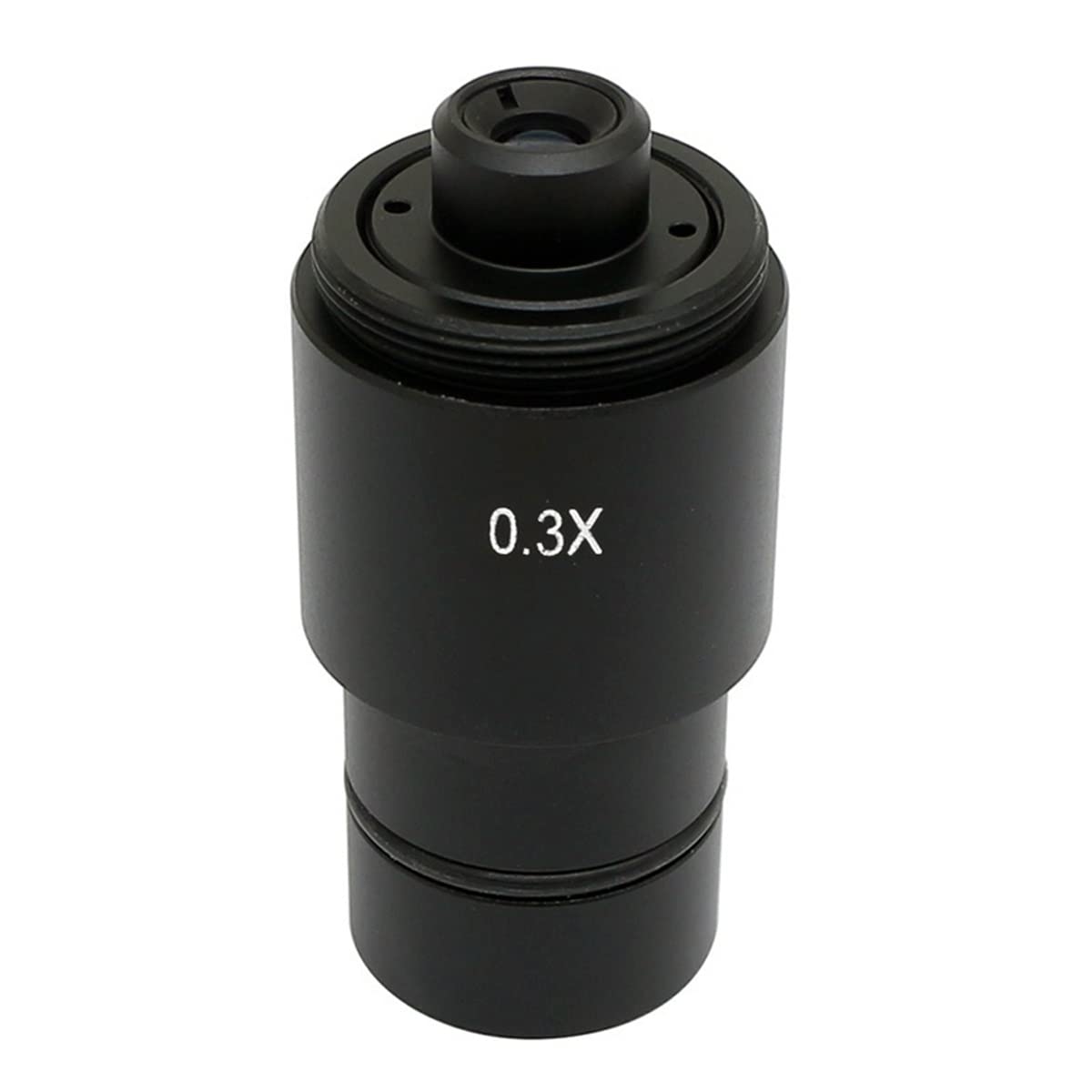 Microscope Objectif adaptateur à monture C 0.3X/0.4X/0.5X for oculaire numérique de caméra industrielle CCD CMOS connecté à un objectif de relais de réduction de Microscope(0.3X-C-Mount)