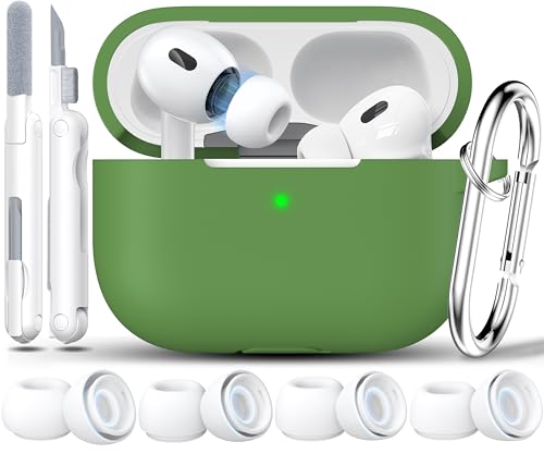 RFUNGUANGO AirPods Pro 2/1P[X(2023/2022/2019)Ή \tgVRیAirPod ProP[X(USB-C/LightningP[u) N[jOLbgƃC[`bvt OXO[