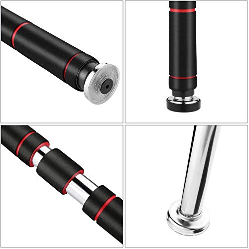 Barra de puxar para cima, barra de aço inoxidável para uso doméstico, barra horizontal para treiname