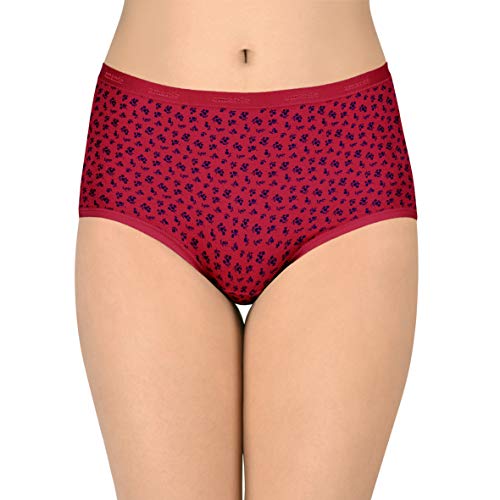 Image of Amante Printed Cotton Full Brief Panty Pack(Pack of 3)