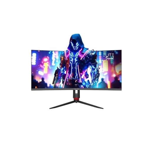 Monitor Gamer Hi Level Elite Curvo 34" ELED, 180Hz, 1ms, HDR, Freesync e G-sync, Preto - HL34R180C