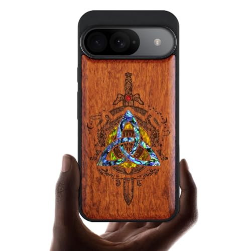 Coque Pixel 9 design nordique en bois, l'accessoire stylé au quotidien