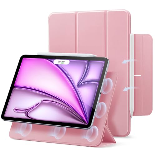 Image of ESR Case for iPad Air 13 Inch M4 /M3 /M2, iPad Pro 12.9 Case, Pink