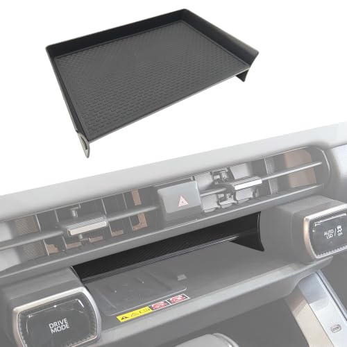BLWAND Hidden Phone Charging Area Insert Divider Tray for RAV4 2026+ABS Material Console Organizer with Silicone Mat 1pcs Black