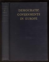 Democratic Governments in Europe B000L2OWLK Book Cover