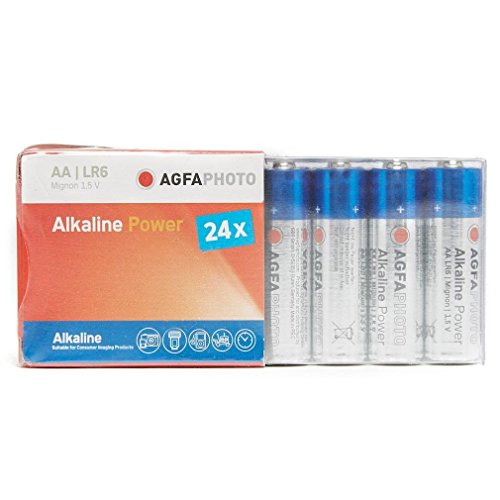 AGFA Alkaline Power-AA-Batterien 24-Pack, EinheitsgröÃŸe Cover