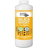 Liquid Silica Boost Fertilizer and Supplement by Bloom City, Quart (32 oz) Concentrated Makes 180 Gallons