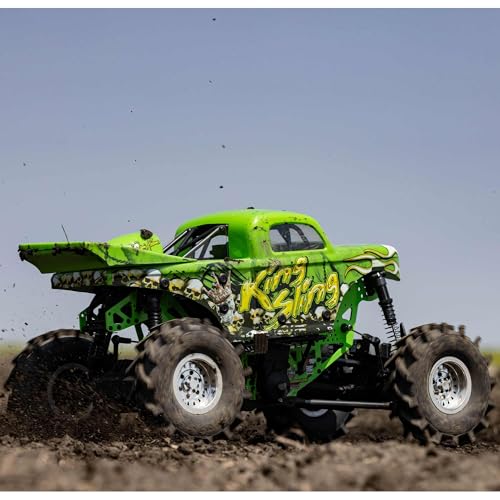 Image of Losi RC Crawler LMT 4 Wheel Drive Solid Axle Mega Truck Brushless RTR Batteries and Charger Not Included King Sling LOS04024T1