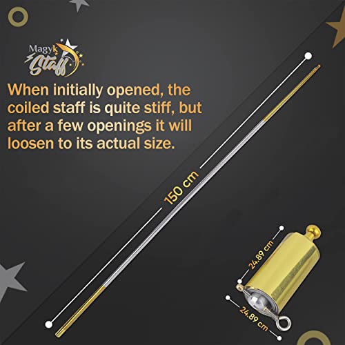 Pocket Staff Magic Telescopic Stick Elevated Staff Stick w/Velvet