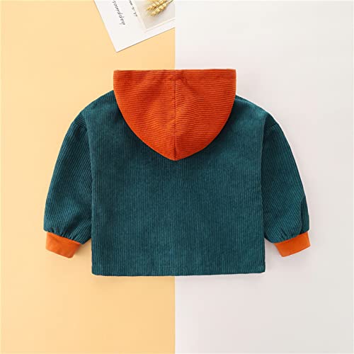 Toddler Boys Girls Long Sleeve Winter Warm Outwear Vest Jacket Coat Patchwork Colour Coat Jacket Casual Outerwear2