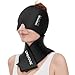 Price comparison product image ONLYCARE Migraine Relief Cap and Neck Pain Relief Set, Upgrade Gel Headache Relief Cap and Neck Ice Packs for Sports Injuries, Hot and Cold Compress ice Pack, Relief of Pain, Swelling, Office Stress