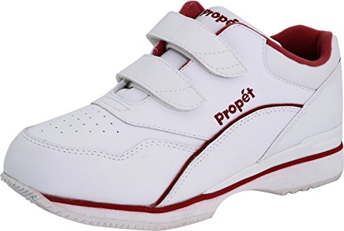 Propet Womens Tour Walker Strap Walking Walking Sneakers Shoes - Black