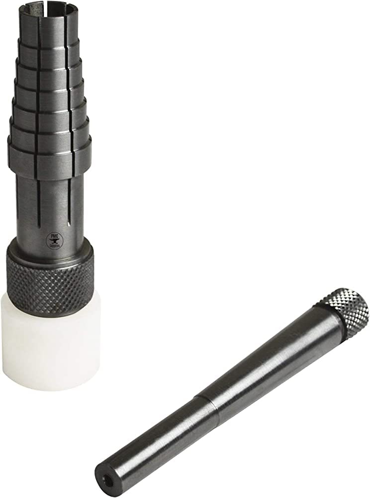 AI Tools 3 Piece Rathburn Ring Stretcher | Intended for Sizes 7-13 | Includes Mandrel, Step Mandrel, Nylon Base | Must Have Jeweler Tool