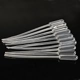 Vktech 100PCS 0.5ml Graduated Pipettes Dropper Polyethylene