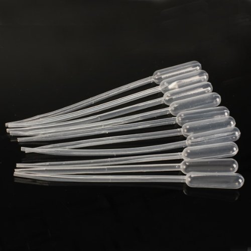 Vktech 100PCS 0.5ml Graduated Pipettes Dropper Polyethylene