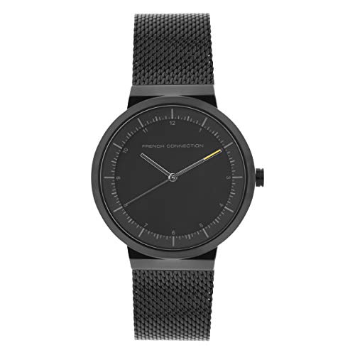 French Connection Dress Analog Gunmetal Dial Men