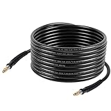 Maximaler Druck: 200 bar Hochdruckschlauch 10m kompatibel mit Hochdruckreiniger Kärcher K2, K3, K4, K5, K7 - Quick Connect Anschlüsse - NW 6 x 1, 200 bar, 60 °C, wie Ersatzteilnummer: 2.641-721.0