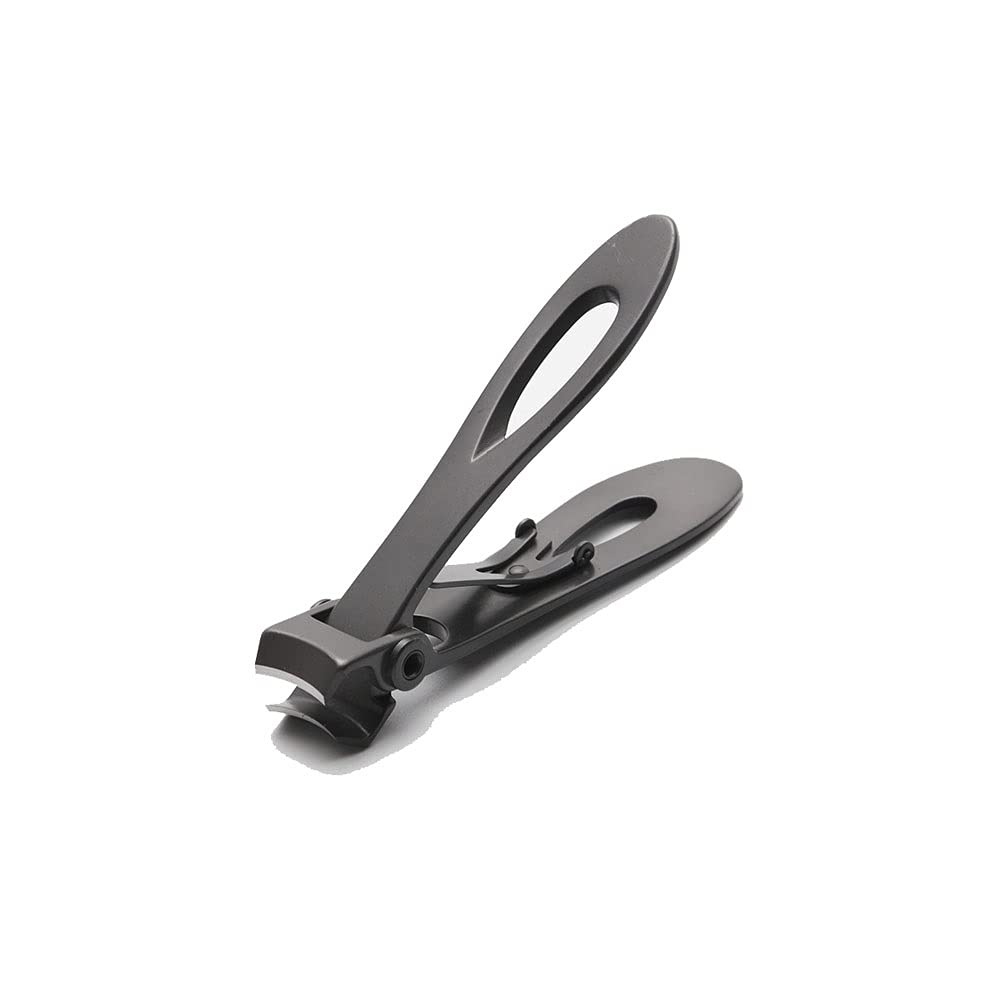 XIANGFAZJD Nagelschere 5 Farben Edelstahl Nagelschneider, Trimmer Maniküre Nagelschneider, Pediküre Finger Zehenschere Nagelschnipper, Große Größe (Color : Gray)
