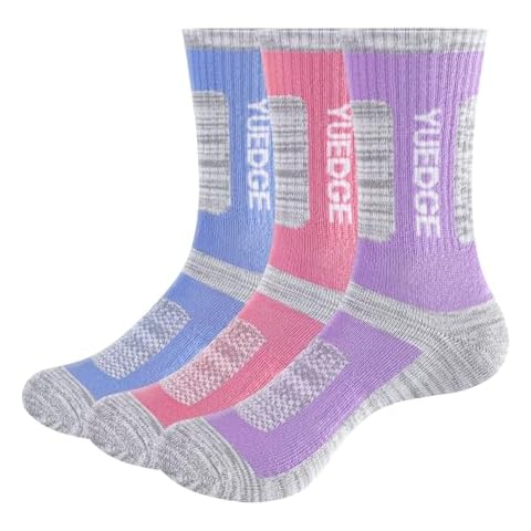 YUEDGE Women's Cushioned Outdoor Sports Socks Cover