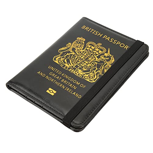 vkiopu PU Leather Passprt Cvers, Britain Passprt Cver FR ID Card UK passprt cver