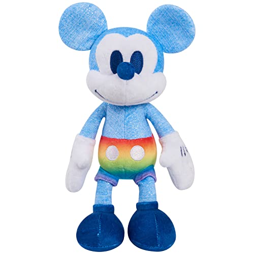 Disney Standard Pride Small Plush – Mickey Mouse, Just Play, Officially Licensed Kids Toys For Ages 2 Up, Basket Stuffers And Small Gifts, Amazon Exclusive #TOP15