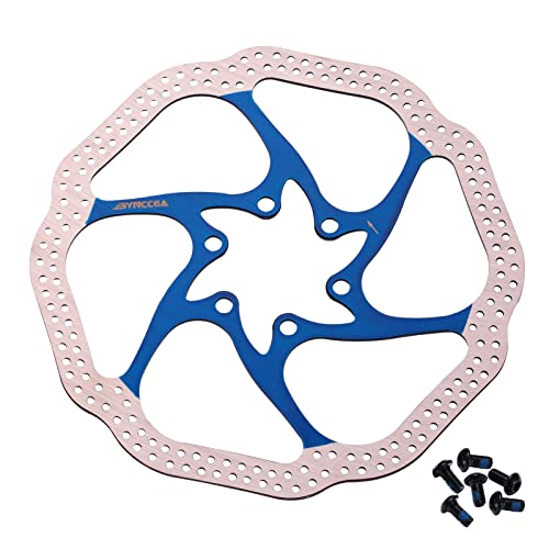 Bynccea Rotores de freno disco para bicicleta de 160 mm 180 mm 203 mm con 6 pernos adecuados para MTB BMX bicicleta de carretera Mountain Bike Cover