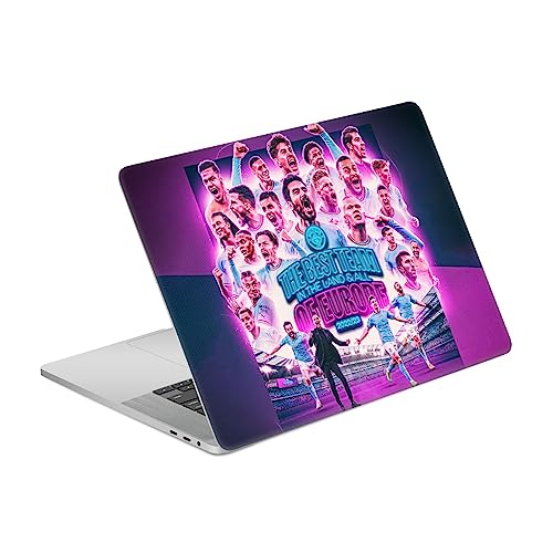 Manchester City vinyle autocollant MacBook Pro 16 A2141 protection graphisme Champions 2023