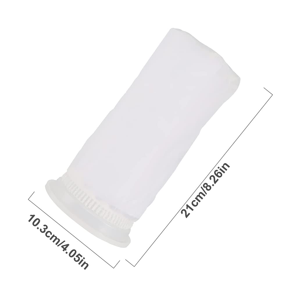 IBC - Filtro per coperchio in nylon lavabile con coperchio per serbatoio dell'acqua piovana IBC, 1000 litri, DN 75, in feltro (nero 165 mm testa dritta