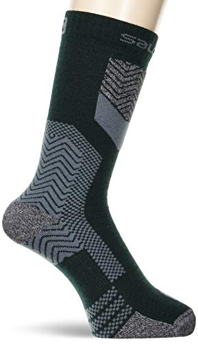 Salomon Meias padrão, preto/verde bálsamo, M