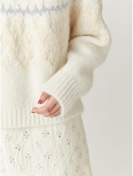 今季♡ FRAY I.D アルパカシャギーフェアアイルプルオーバー MNT