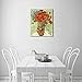 Wieco Art Red Poppies and Daisies Large Canvas Prints Wall Art of Van Gogh Famous Floral Oil Paintings Reproduction Abstract HD Classical Flowers Pictures Artwork for Bathroom Home Decorations