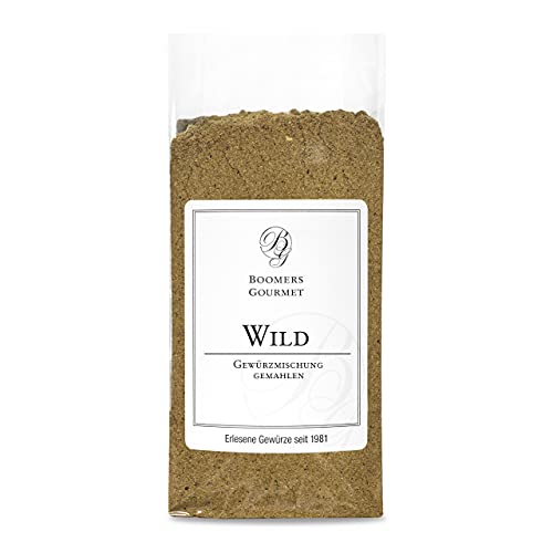 Boomers Gourmet - Gemahlenes Wildgewürz für Wildgerichte – Gewürzmischung für Reh, Hirsch, Wildschwein – aromatisch & fein gemahlen – Wildgewürz kaufen - Nachfüllpack - 80 g