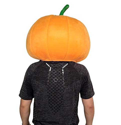 Halloween Plush Pumpkin Head Mask Costumes Adult Cartoon Costumes #TOP2