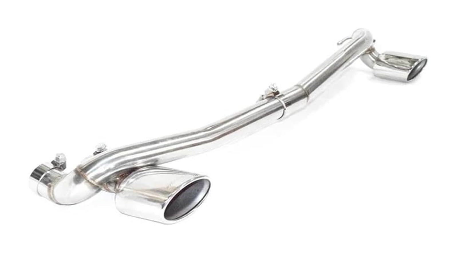Punte Scarico Per W204 C200 C300 C180 C260 Modificato C63 Bodykit 304 Marmitta Terminale Scarico Doppio In Acciaio Inossidabile