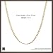 Amberta® Joyería - Collar - Fina Plata De Ley 925-18K Chapado en...