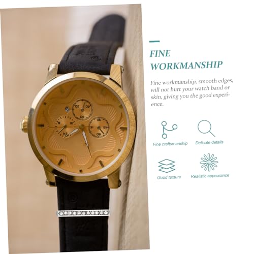 NUOBESTY Decorative Watchband Rings for Watch Series Decorative Nails for Silicone Watchband Fashionable Charms3