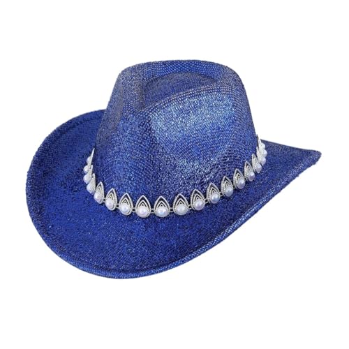 Chapeau de cowboy scintillant pour les fêtes et soirées à thème