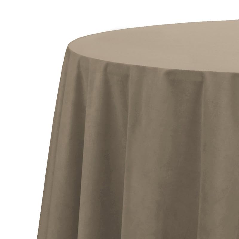 Table en velours taupe rectangulaire pour optimiser les petits salons - 3