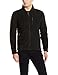 FOG by London Fog Men's Performance Fleece with Chest Zipper Pocket, Black, S