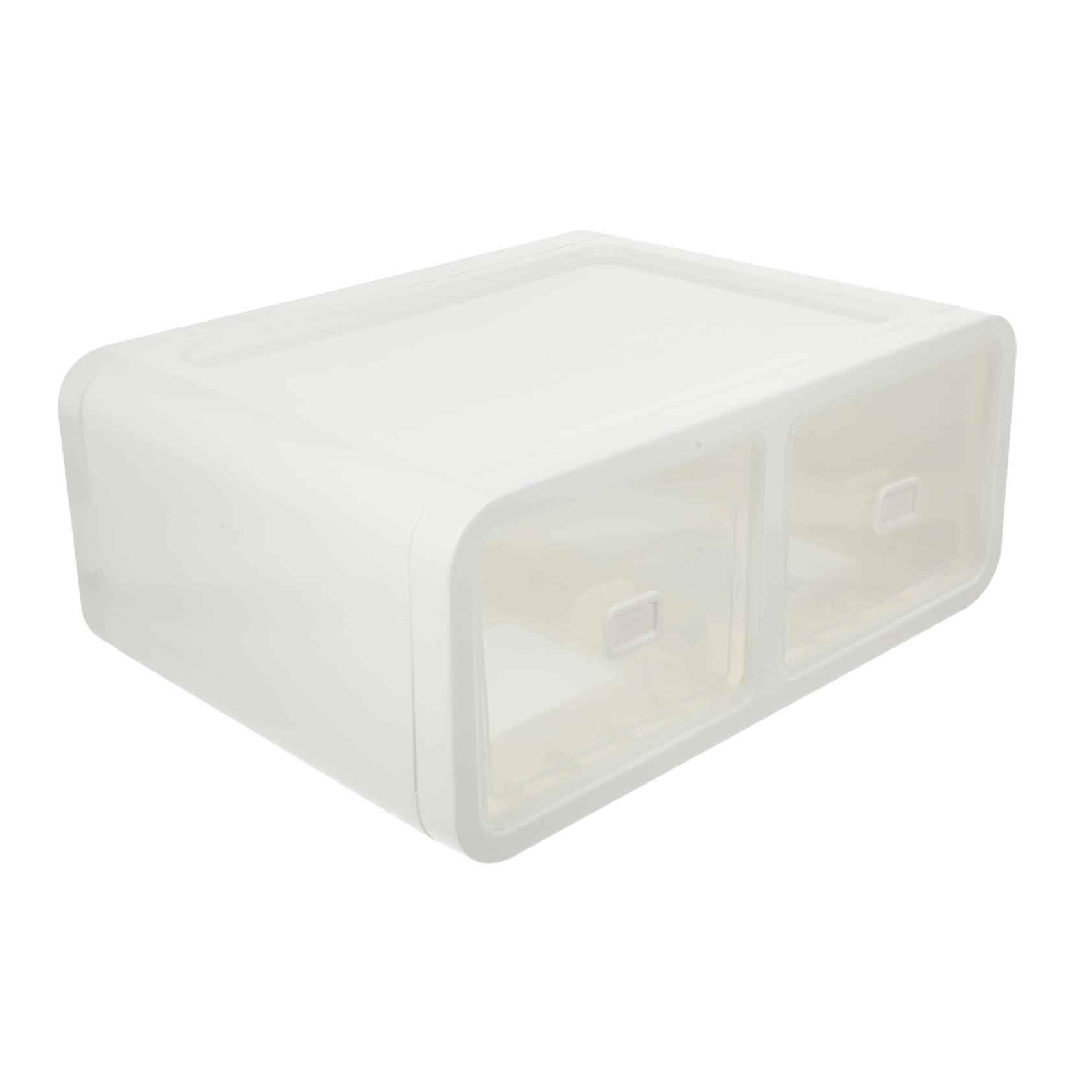 ABOOFAN Schubladenbox 5 Fächer für Socken und Krawatten Kleiderschrank Organizer aus Pp Weiß Stapelbar und Platzsparend